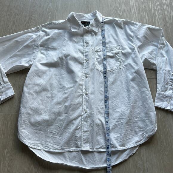 J. Crew White Oversized Button-Down, Etienne, M - Picture 4 of 12